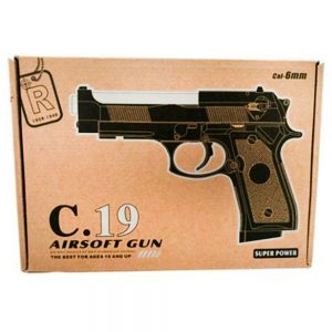 اسباب بازی کلت فلزی ساچمه ای airsoft gun مدل c19